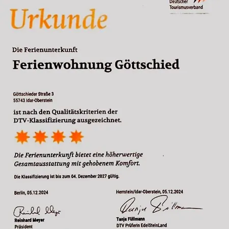 Апартаменты „goettschied“ Идар-Оберштайн