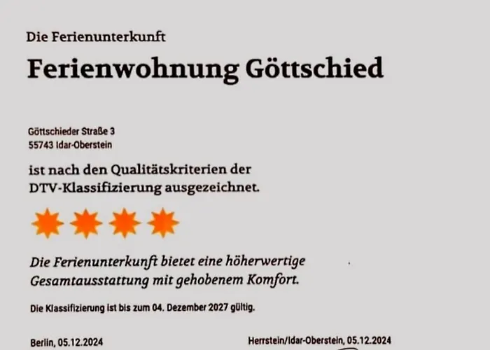Apartament „goettschied“ Idar-Oberstein